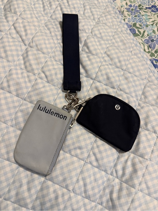 lululemon athletica Accessories - lululemon athletica blue and navy Key Card Holder Wristlet